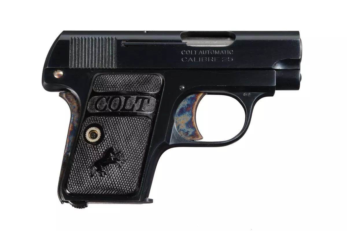 Colt Vest Pocket .25 against a white background.