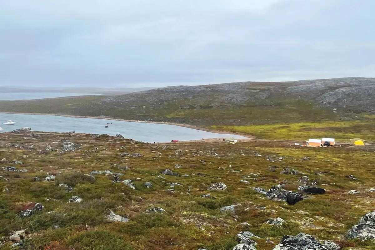 base camp in Nunavut for hunters