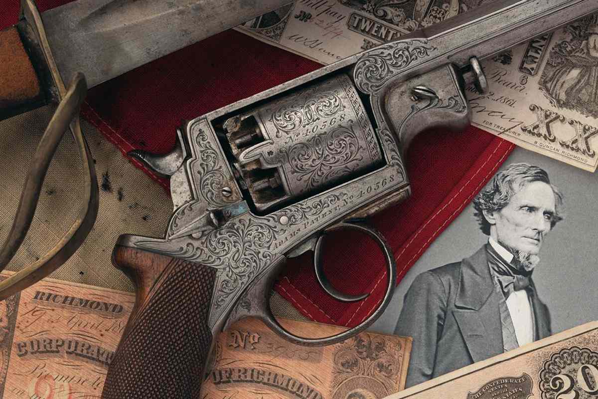 Confederate President Jefferson Davis Captured Revolver Up for Auction