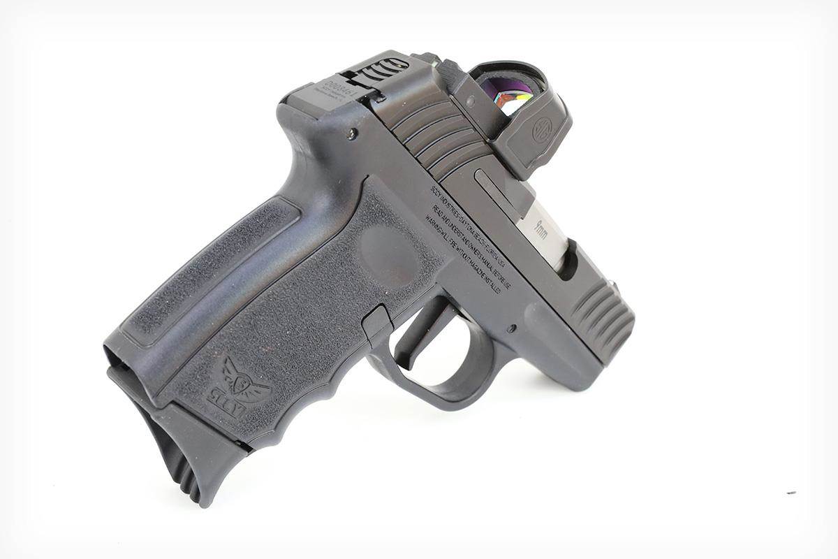SCCY DVG-1RDR Red-Dot Ready 9mm Pistol Right Rear View