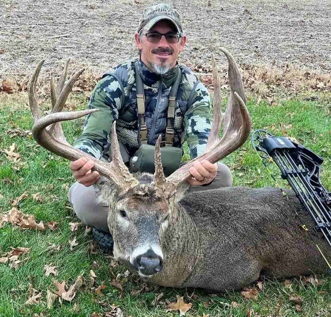 Wisconsin Bowhunter Tags Legendary 212-Inch Buck from a Brush Blind