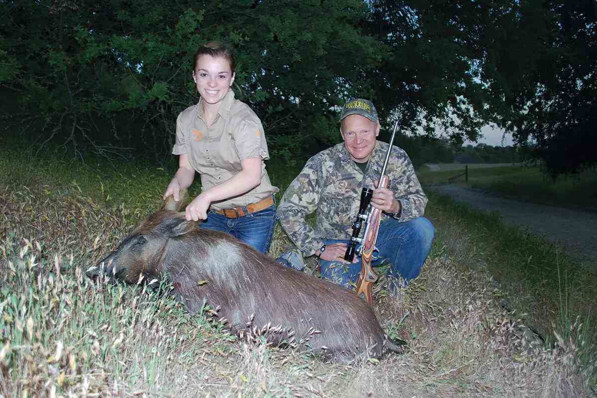 hunter with daughter
