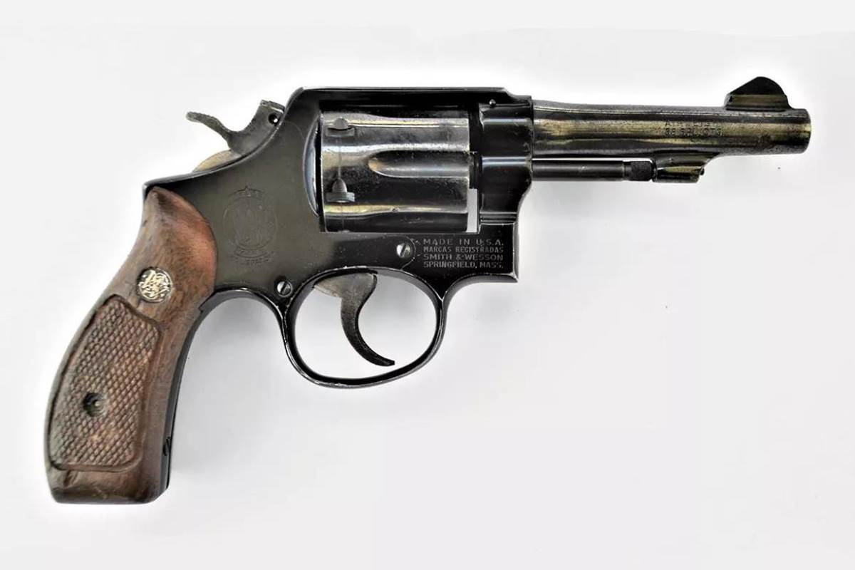 Smith and Wesson Airweight Model 12 .38 Special Revolver