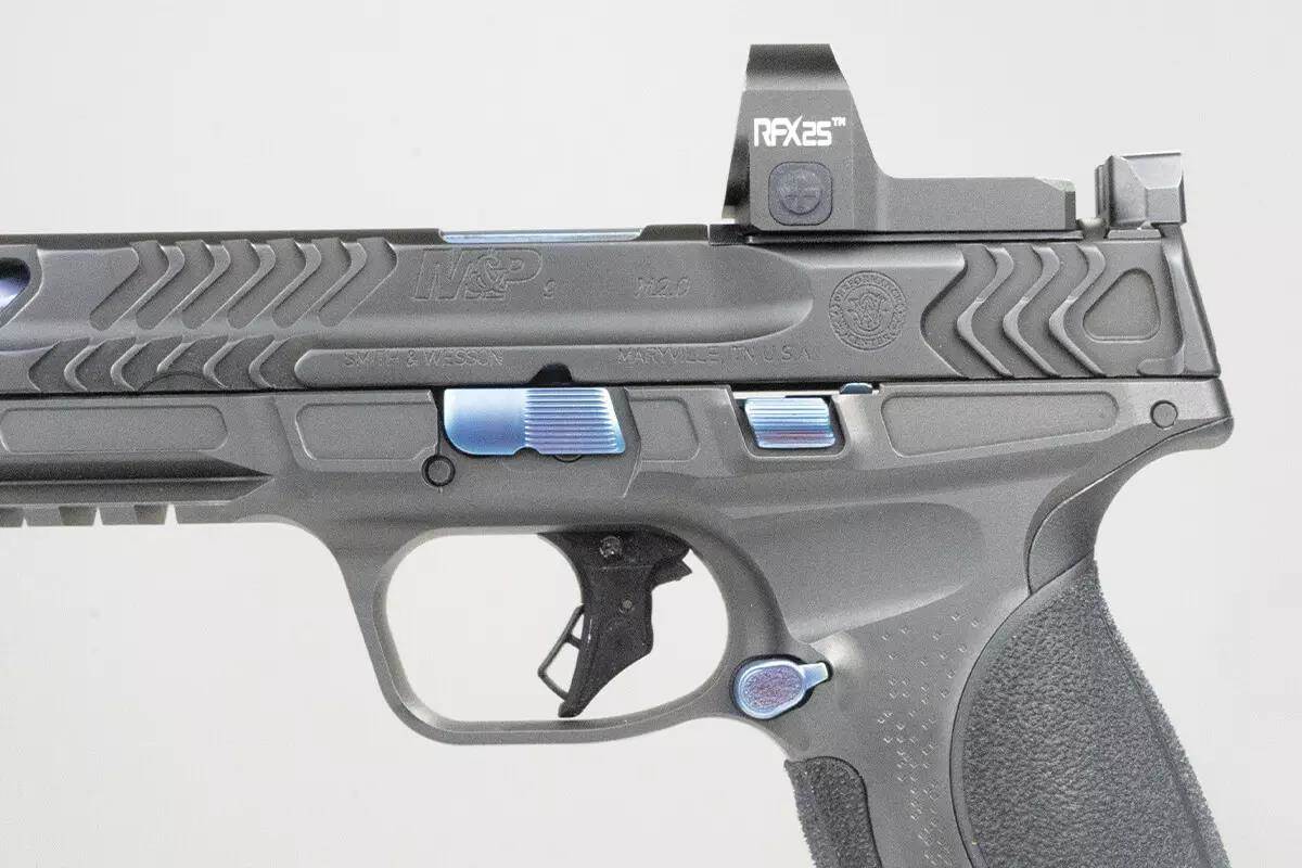 side profile of pistol