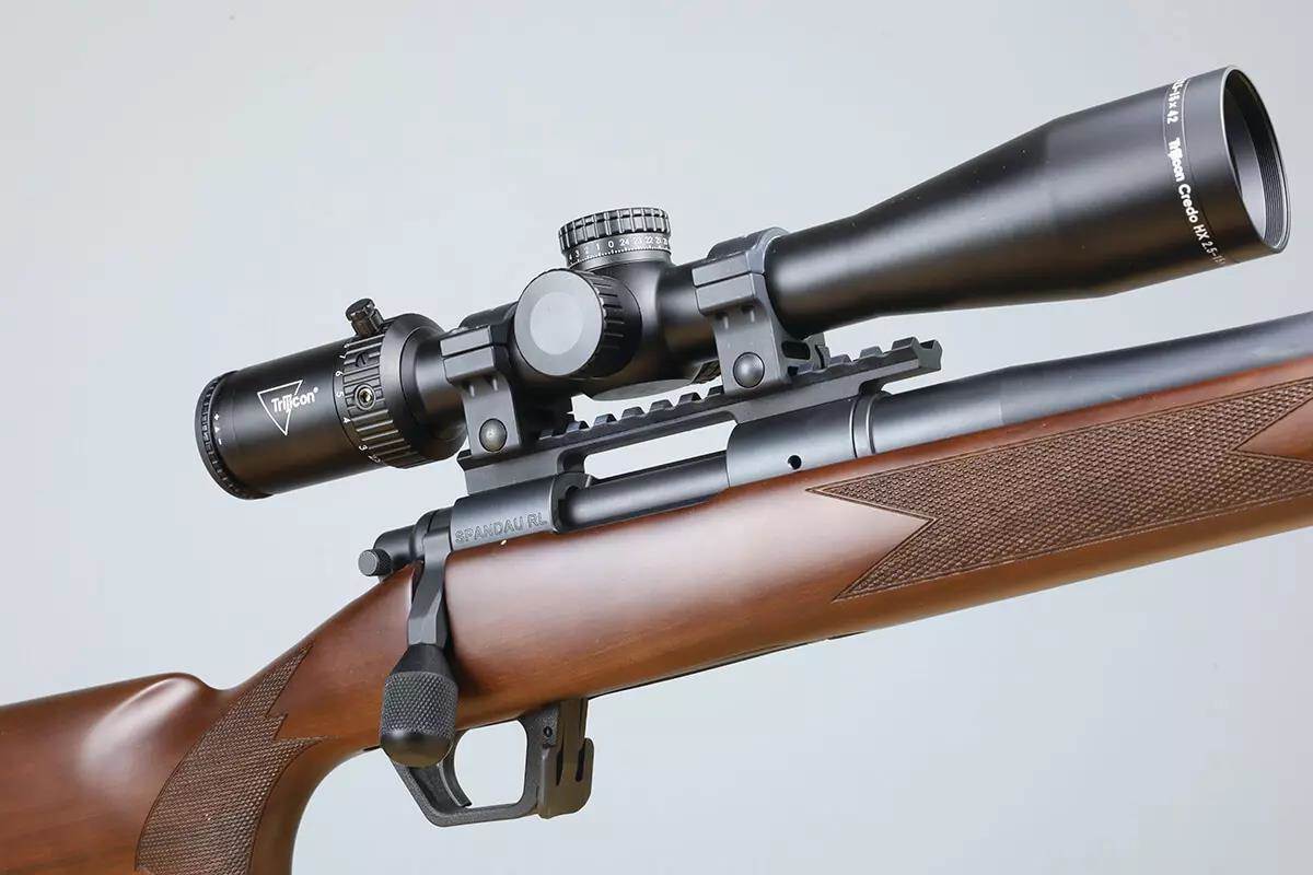 scoped rifle