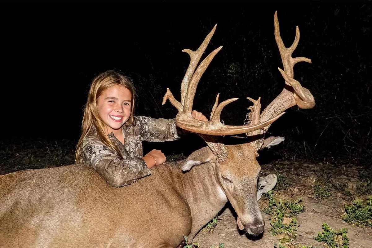 A Young Lady Hunter Takes 'Humongous' 180-inch Missouri Buck
