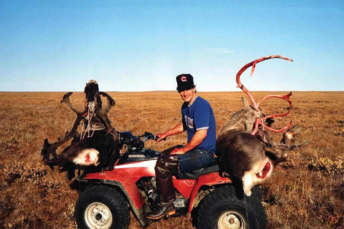 hunter on quad