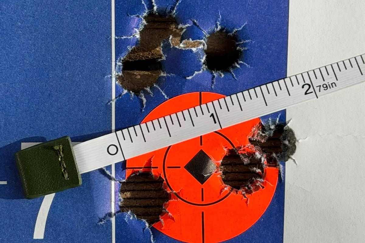 shots on target at 100 yards