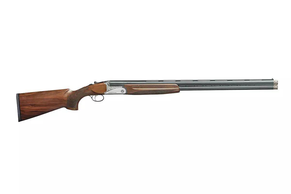 A Fausti Caledon Sporting shotgun on a white background