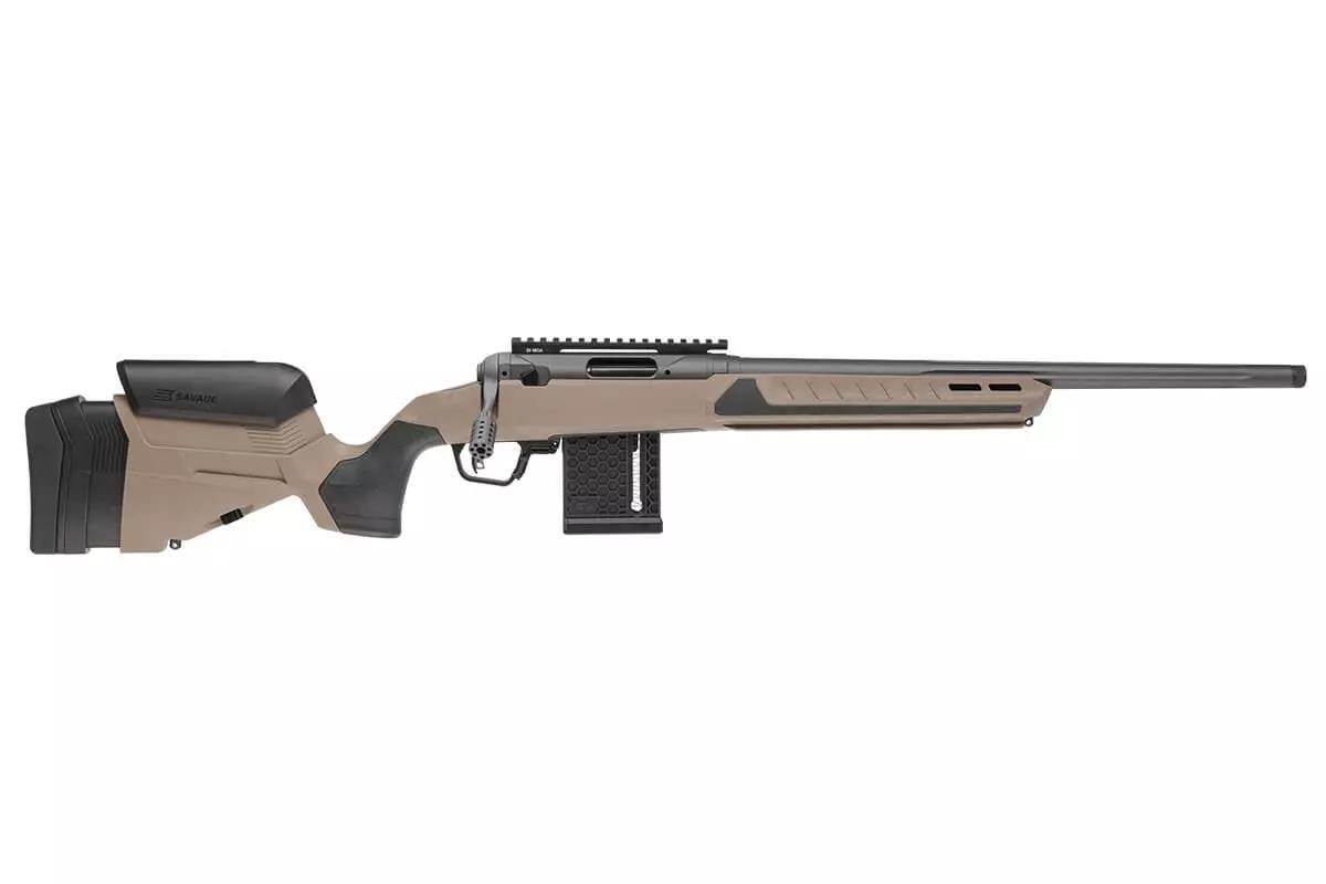 side profile of rifle