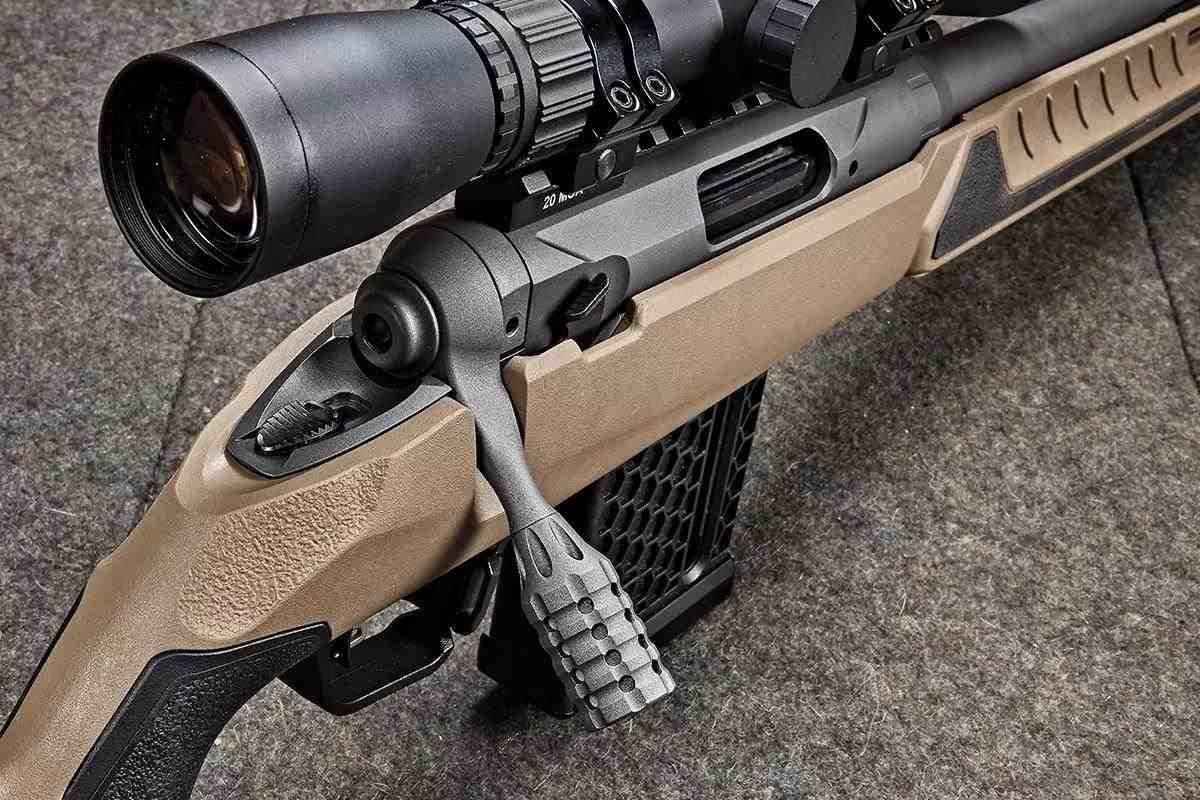 three-position safety on the Savage 110 RF rifle