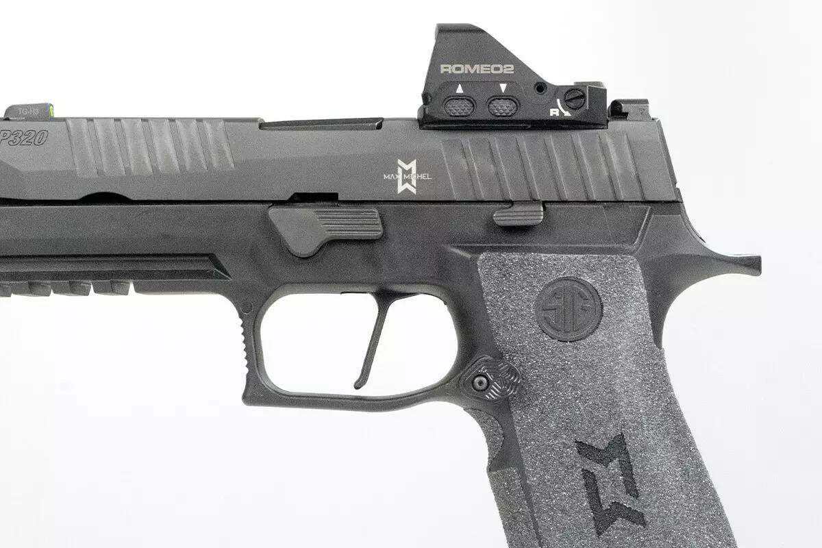 side profile of pistol