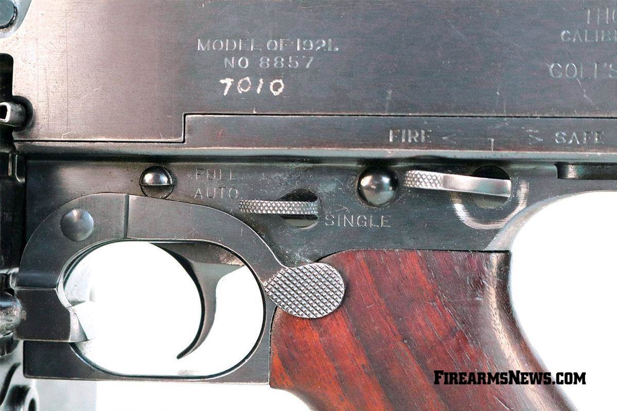 Stamp on Colt SMG