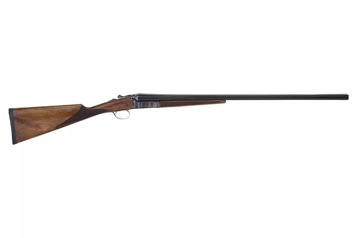 A Tristar Bristol side-by-side shotgun on a white background.