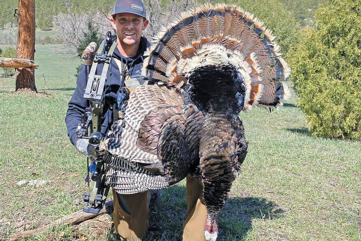 hunter with turkey