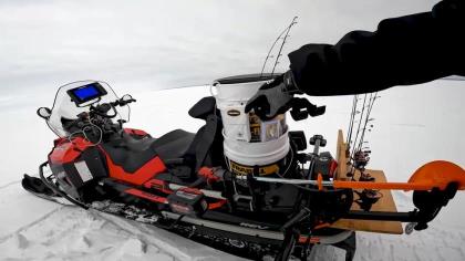 How to Set Up a Snowmobile for Ice FishingHow to Set Up a
