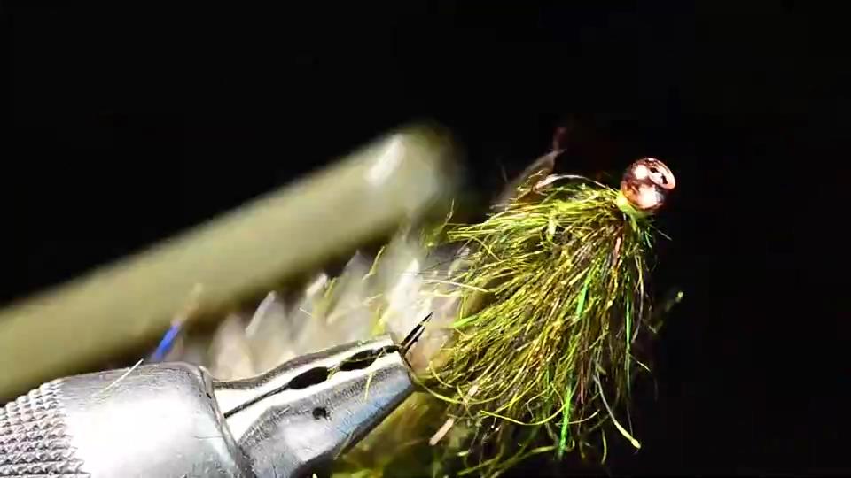 Tungsten Bead BALANCED Leech black Trout fly fishing stillwater
