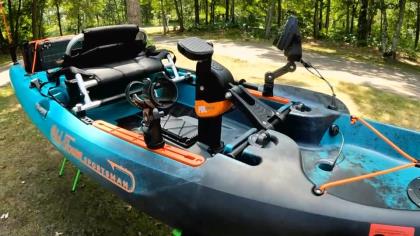 Old Town 120 Sportsman fishing kayak (used TWICE) - boats - by