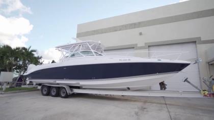 Then the crew at TRB unveils the refreshed 38 Donzi to its owner, who is anxious to get his new dreamboat on the water f...