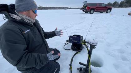 In-Fisherman's Thomas Allen shares a simple and inexpensive way to store your Aqua-Vu accessories for on-ice transport.