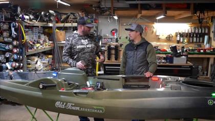 George Labonte meets with Jeff Toole and his sons aboard their custom-built 1987 Alumacraft 16' Jon Boat that they custo...