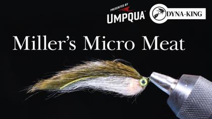 Fly Tier's Bench: Miller's Micro Meat Streamer 