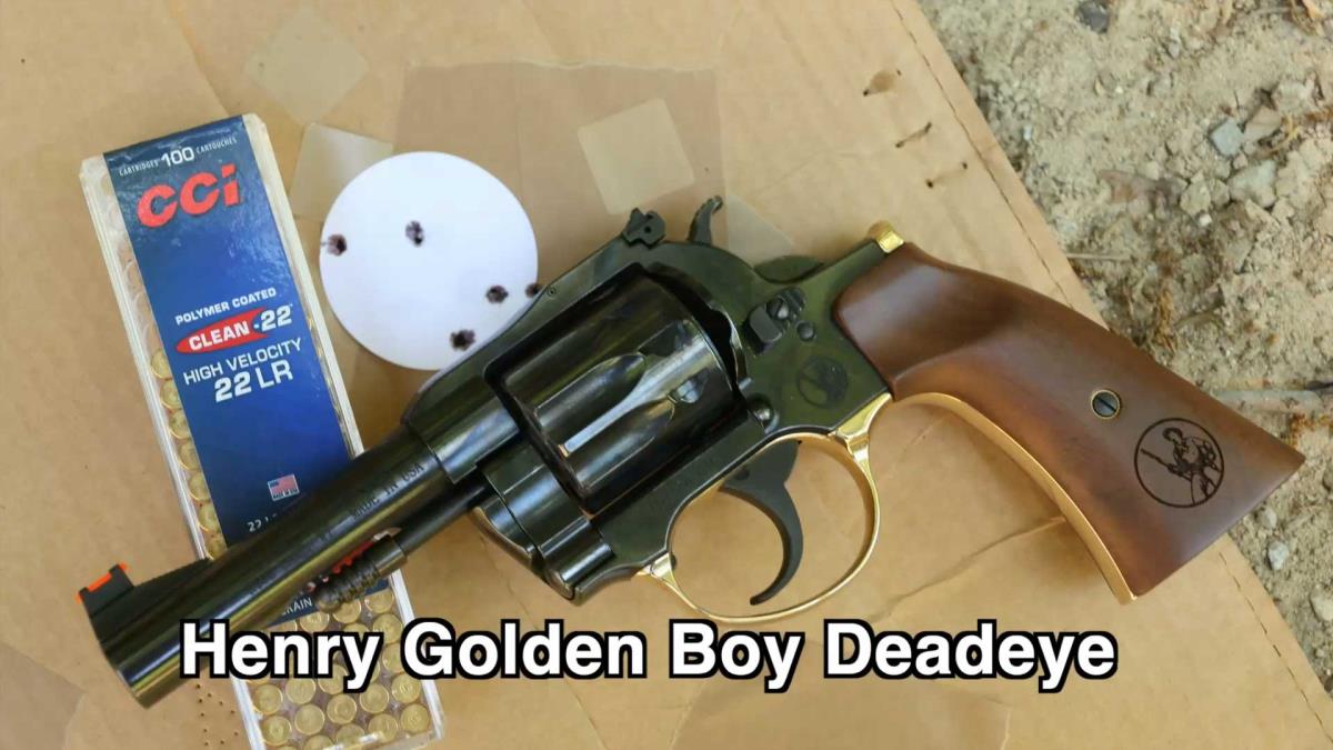 Henry H16 Golden Boy Deadeye Revolver