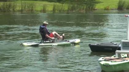 Hobie Mirage iTrek Angler 10 Inflatable Kayak at ICAST