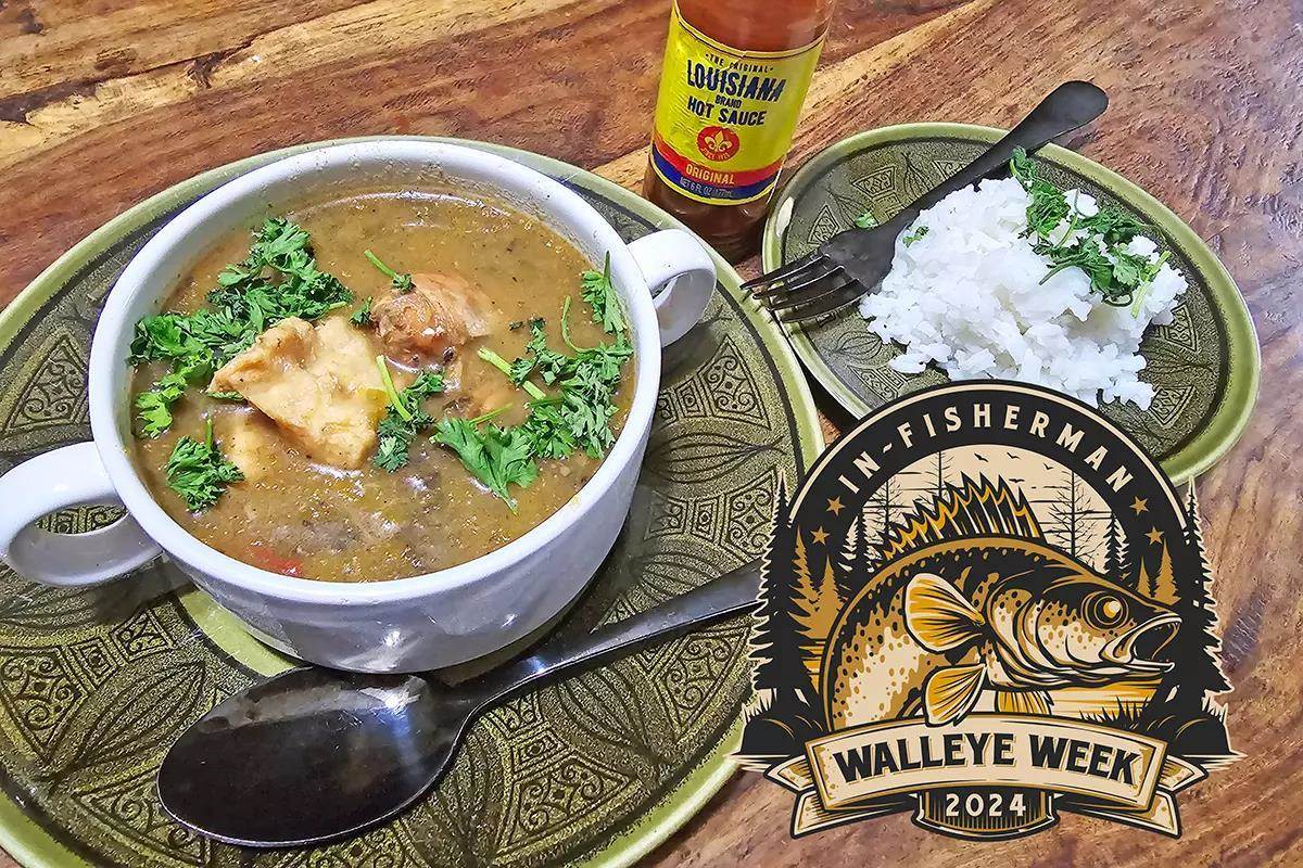 Walleye Week: Catch and Cook—Walleye and Shrimp Gumbo