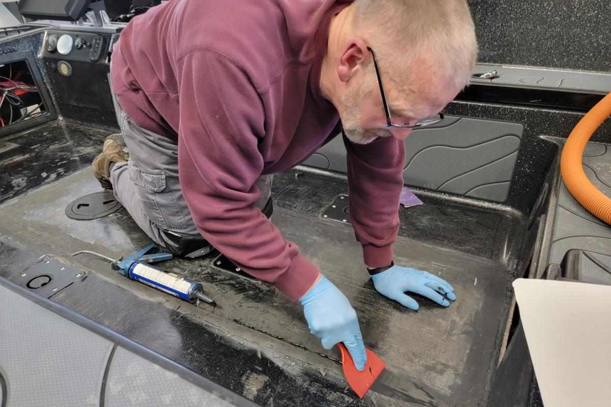 Walleye Boat Rebuild Part 11: Replacing the Flooring - In-Fisherman