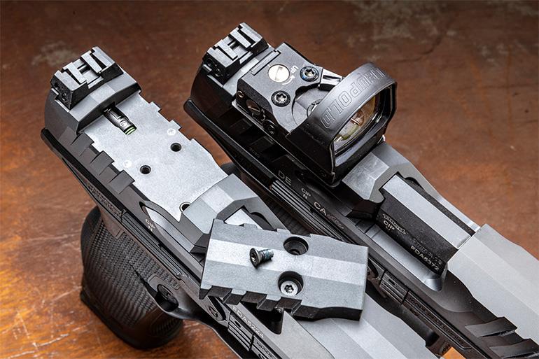 Walther PDP 9mm Pistol deep sight cut
