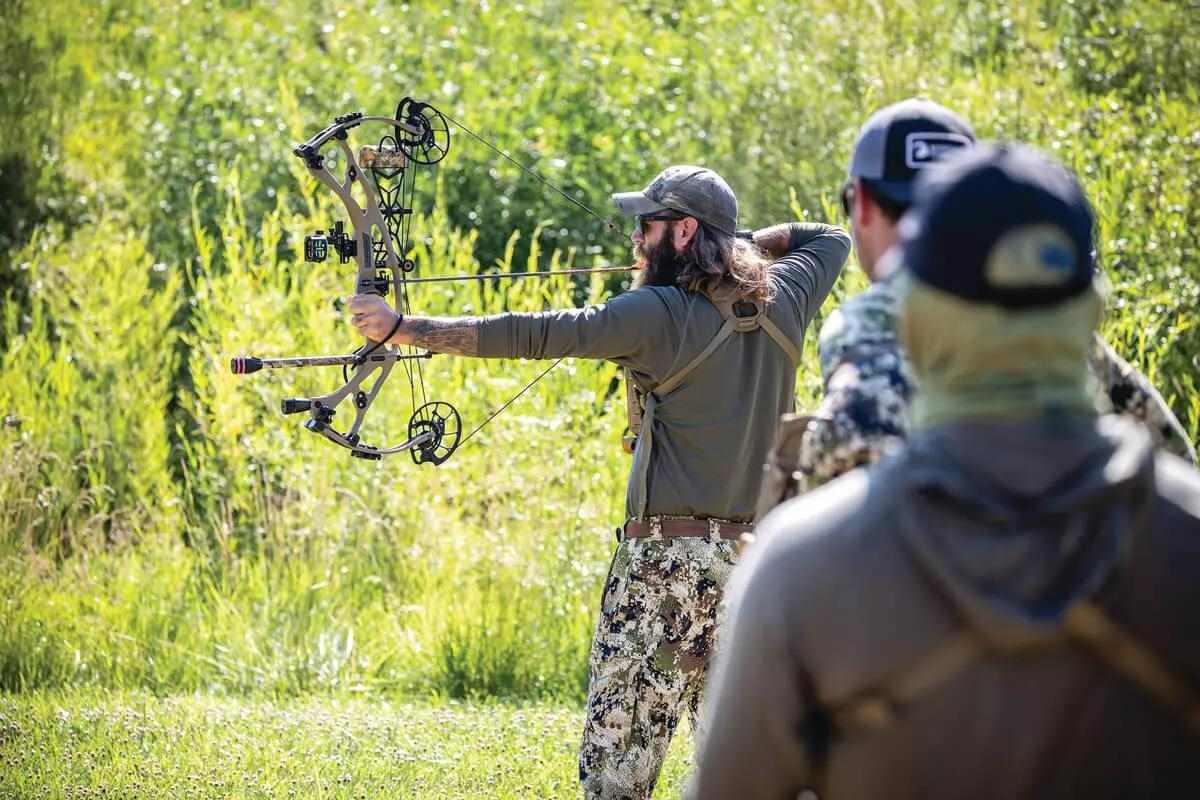 archery test on WQW practice range