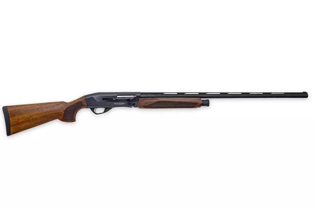 A product image of the Weatherby Element II shotgun on a white background.