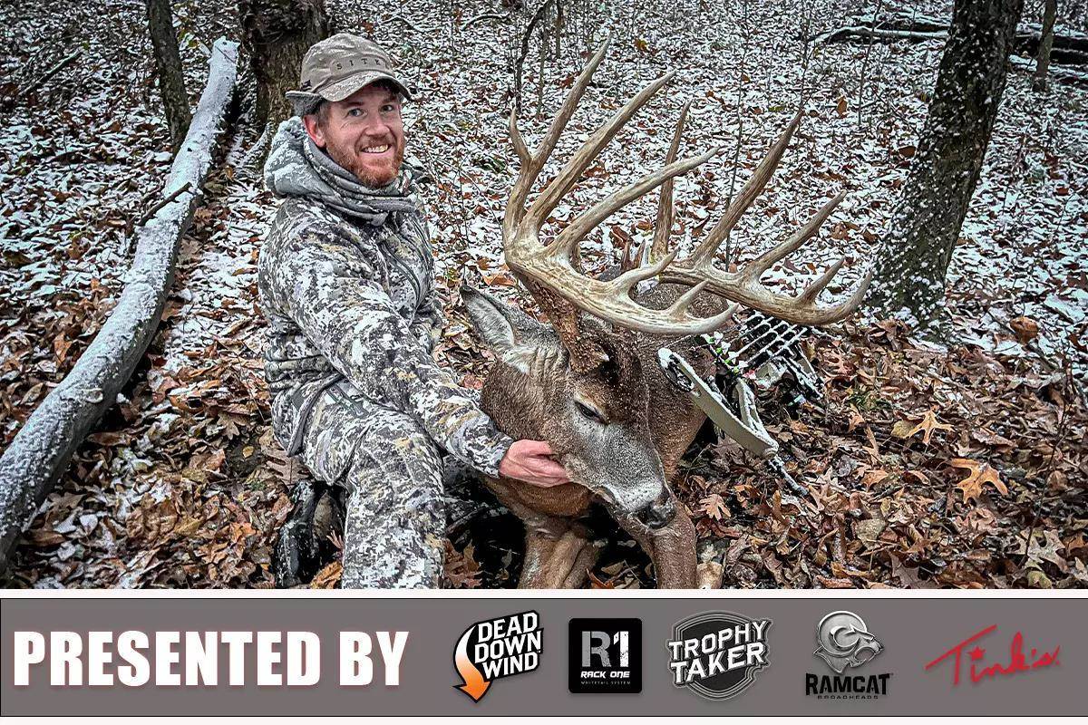 Public-Land Bowhunter Makes Last Minute Decision, Results in 210-incher