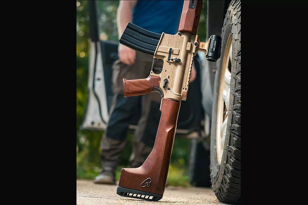 WOOX Introduces Vigilante Fixed Walnut Stock for AR-15s and AR-10s