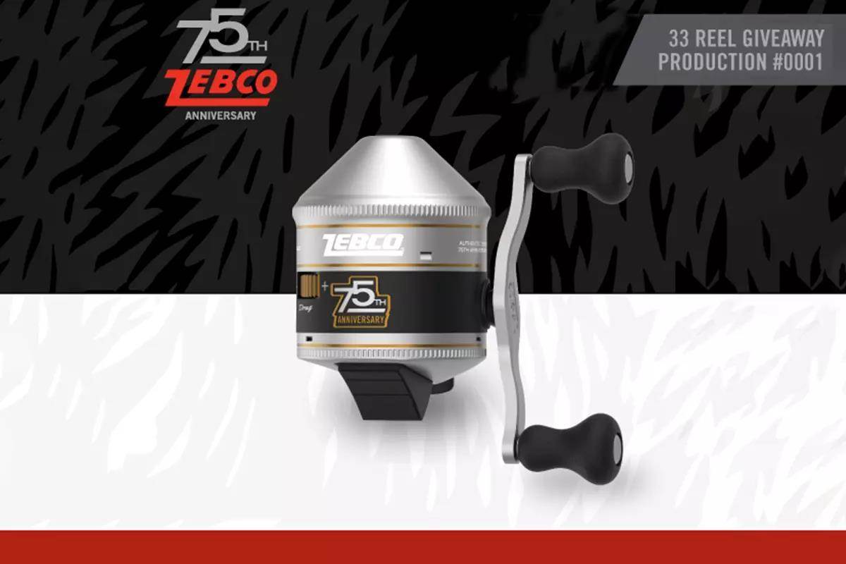 Zebco Celebrates 75th Anniversary with Special Edition 33 Spincast Reel