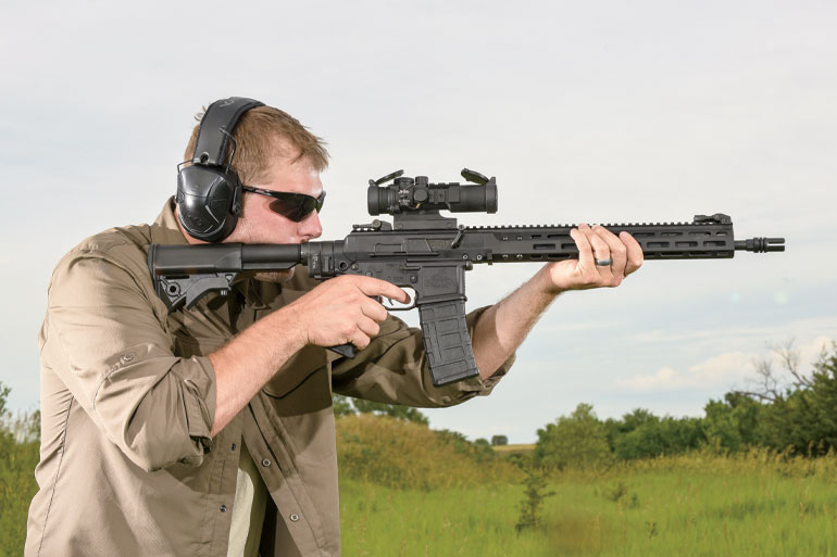 Brownells BRN 180 upper receiver is a modern take on the Armalite AR-18/180...