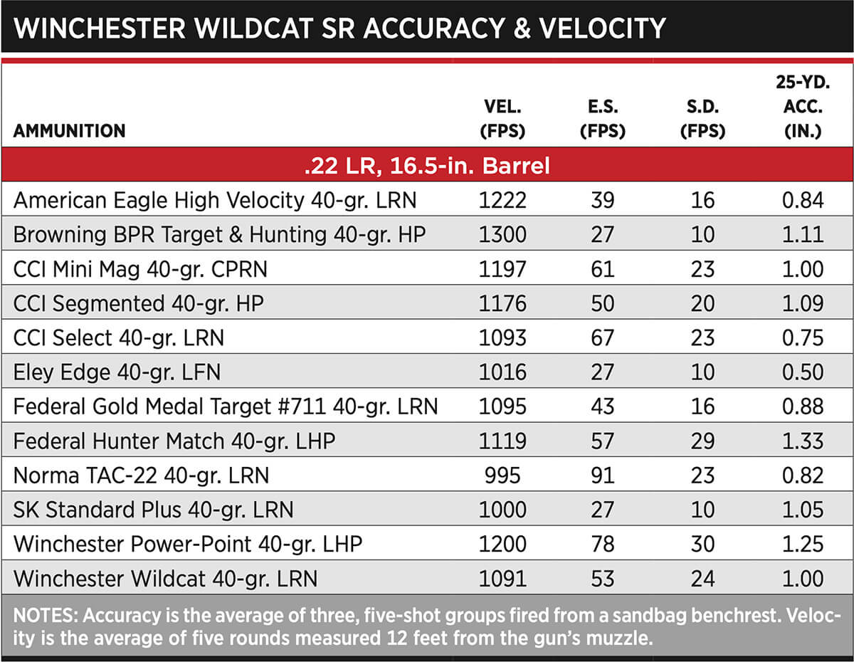 Winchester Wildcat .22 LR Suppressor-Ready Rifle Review: Pur - Shooting ...