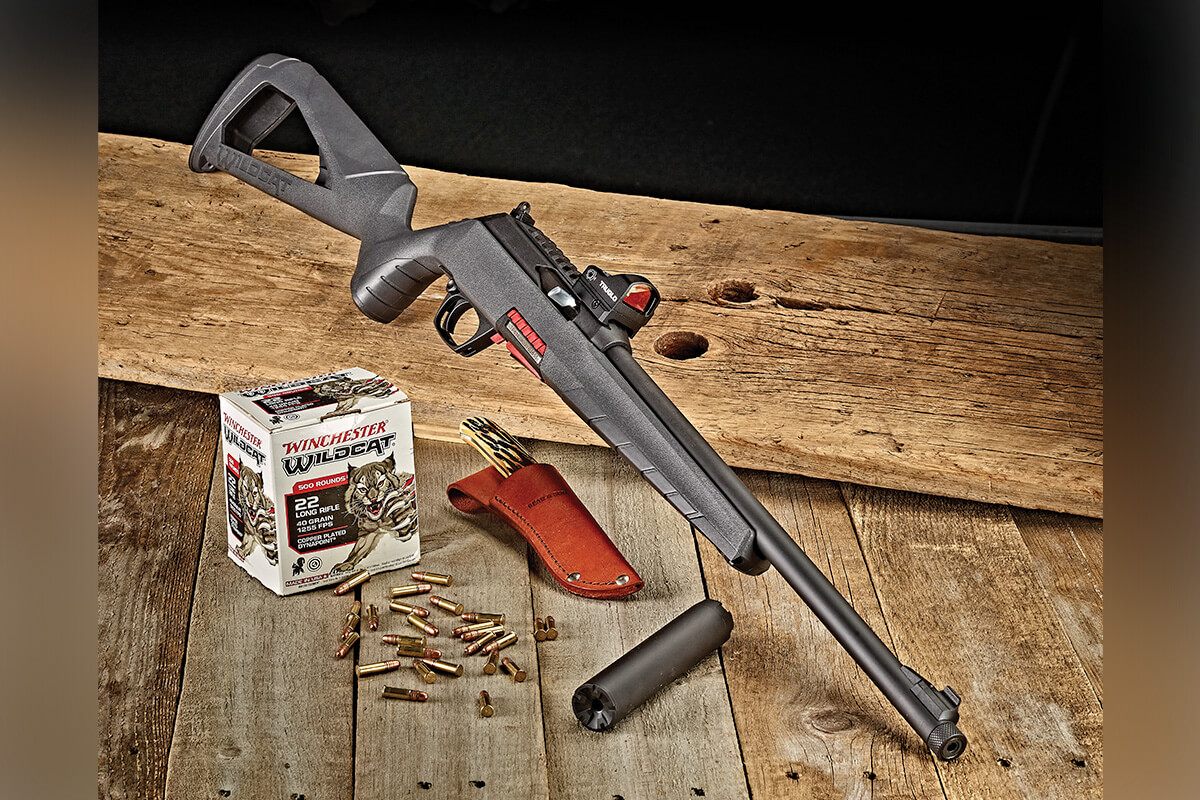 Winchester Wildcat 22 LR Suppressor Ready Rifle Review Pur Shooting