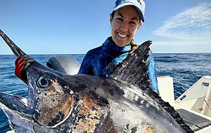 Julie Higgs Spearfishing