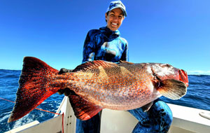 Julie Higgs Spearfishing