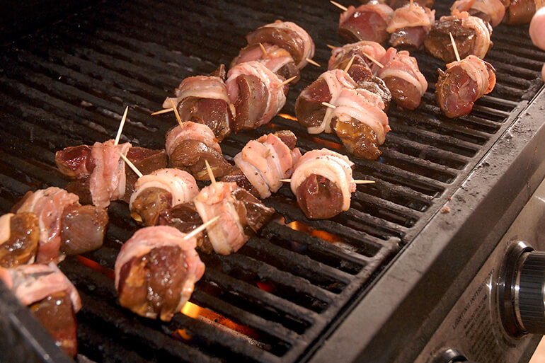 Bacon-Wrapped Duck Breast Poppers Recipe