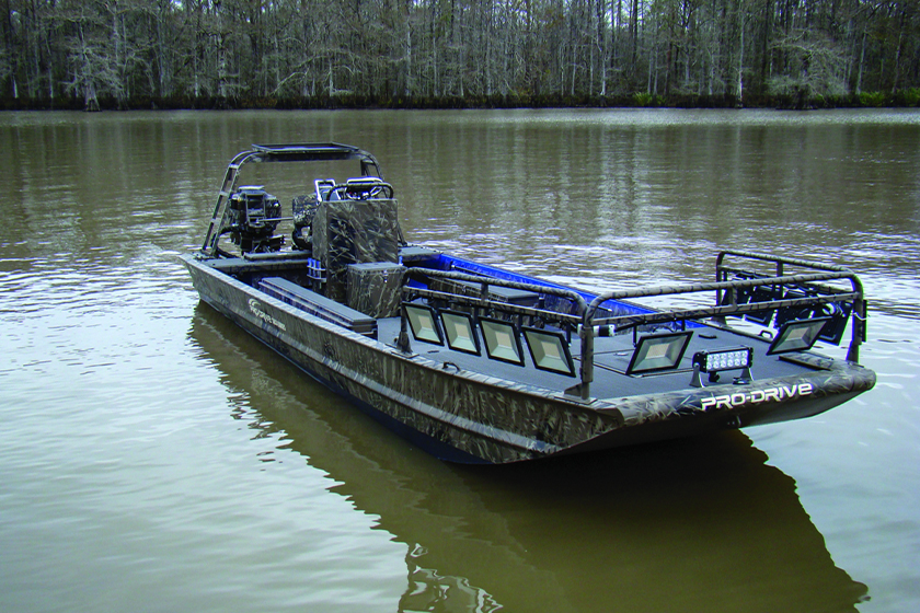 pro-drive timber deck duck boat