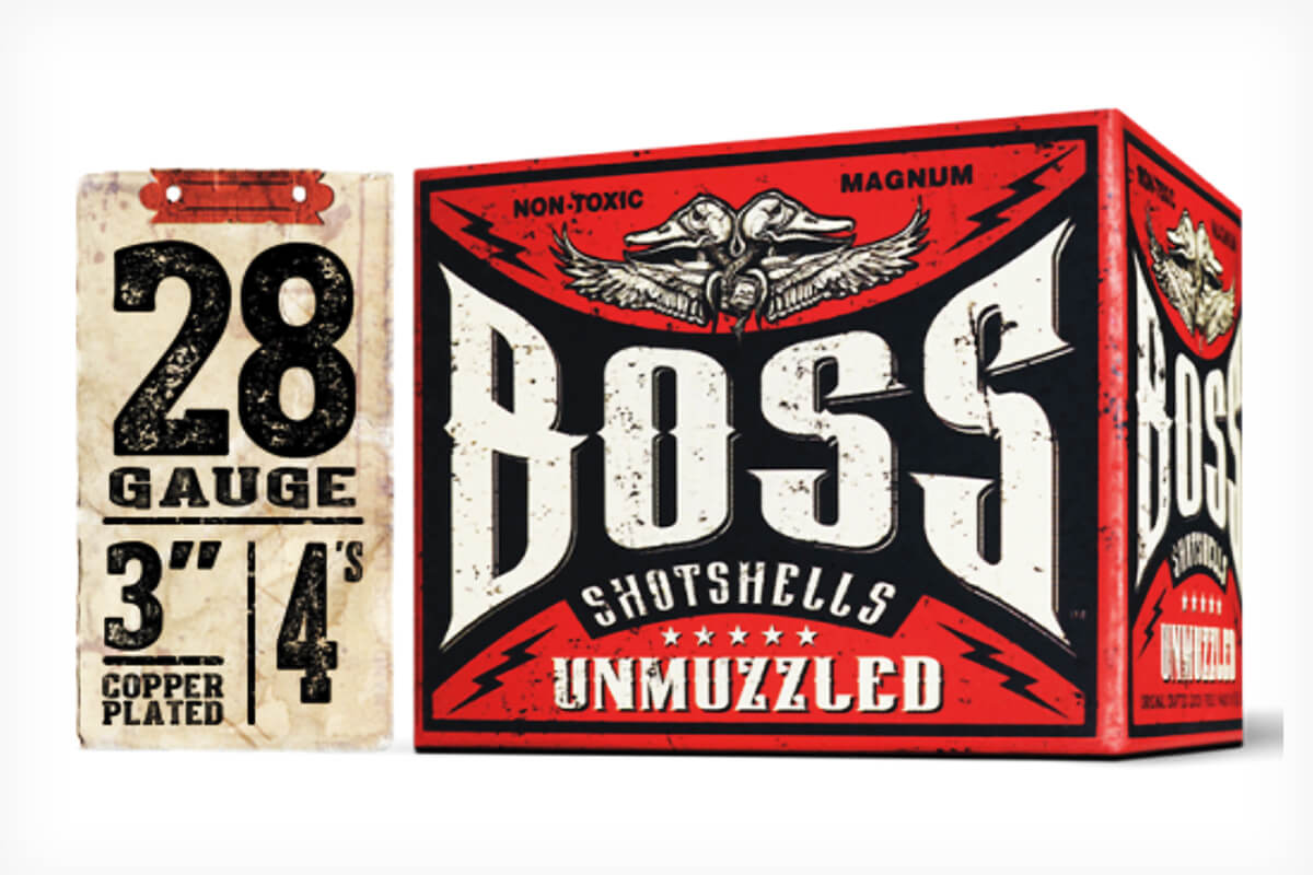 BOSS Shotshells 28-gauge 3-inch copper-plated bismuth