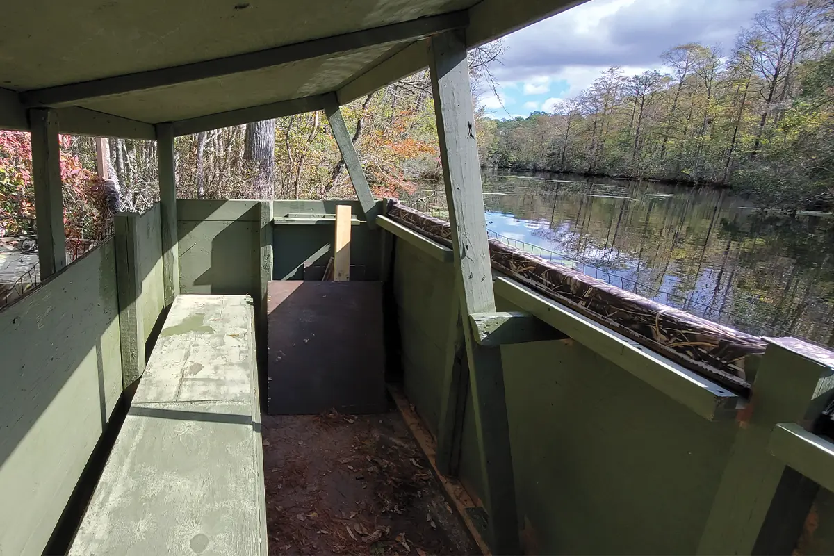 Home made boat blind build