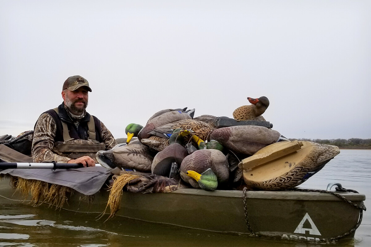 Kayak Duck Hunting Wildfowl