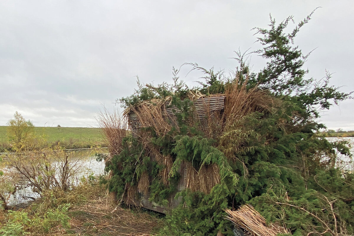 The Perfect DIY Pond Duck Blind - Wildfowl