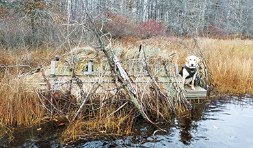 Convert a Row Boat into a Bluebill Blind