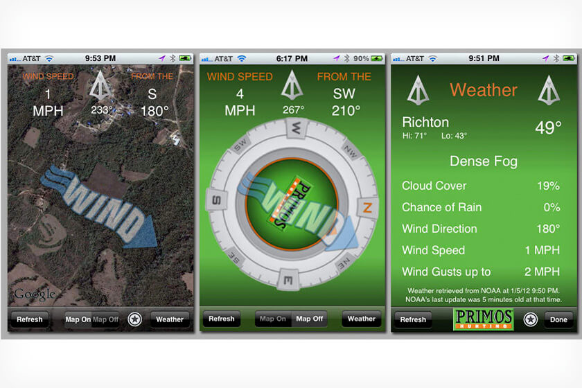 Primos Wind mobile app