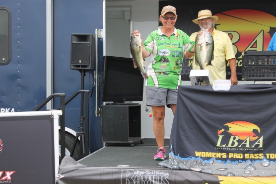 Dianna Uebelhack - 1st place in the co-angler division